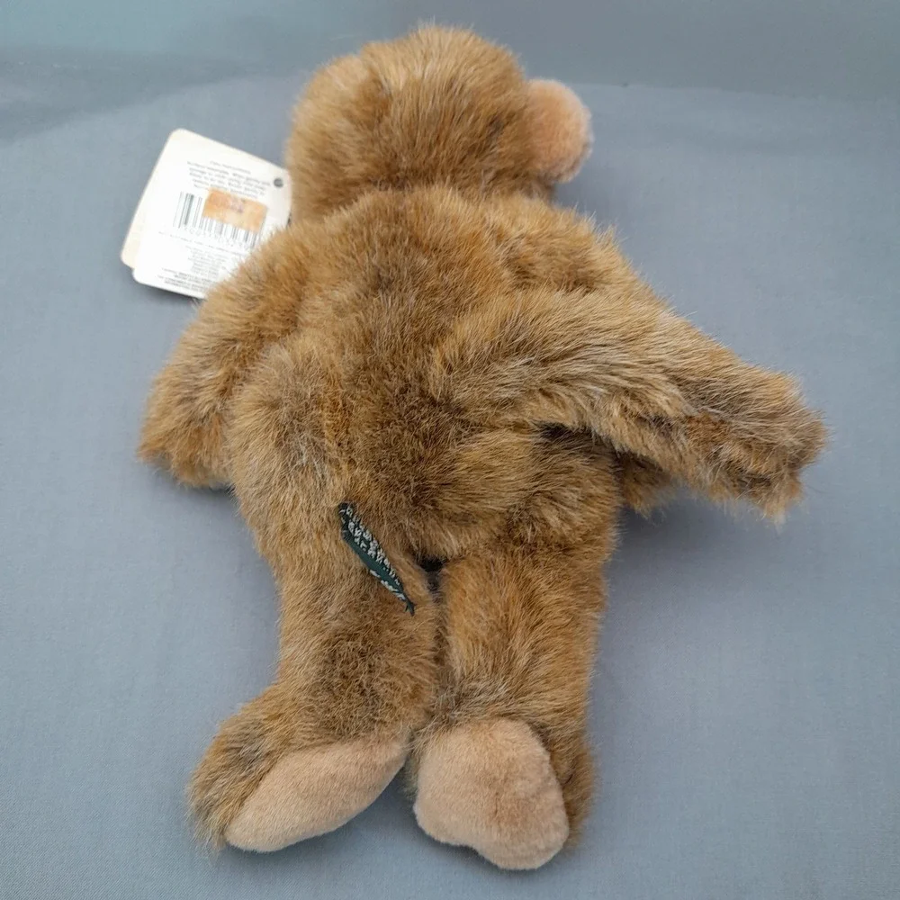Russ Heartcraft Collection Monkey Chimp Plush Vintage Brown Stuffed Animal Tags